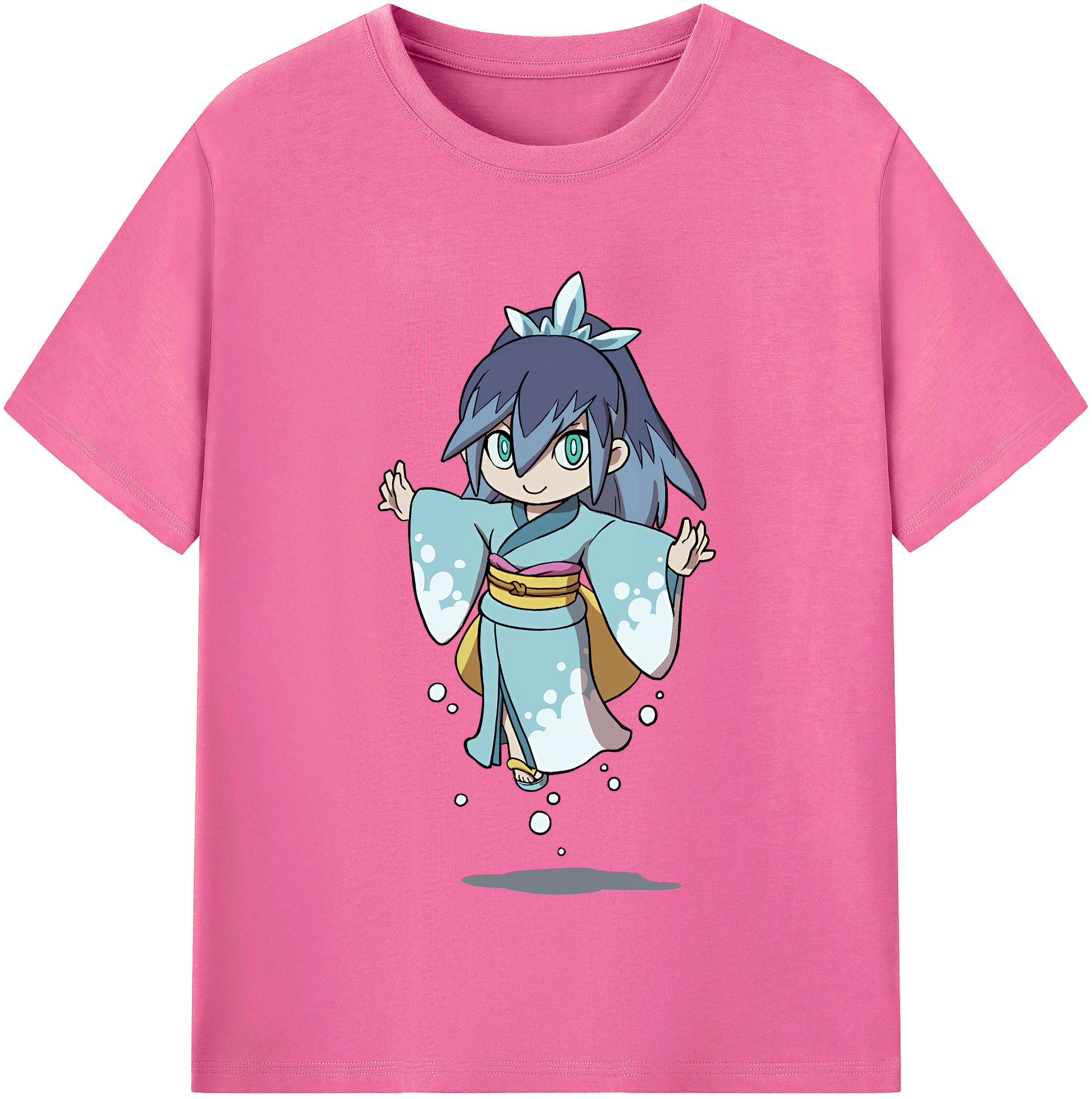 （画像用） 妖怪ウォッチ Yo-kai Watch レディースカジュアルプリントTシャツ（綿100％）
